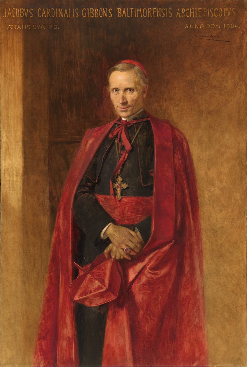 Kardinal James Gibbons, 1904. af Theobald Chartran