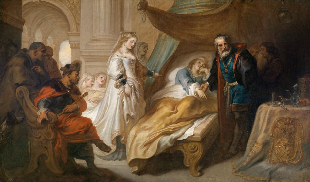 Antiochus og Stratonike af Theodoor van Thulden