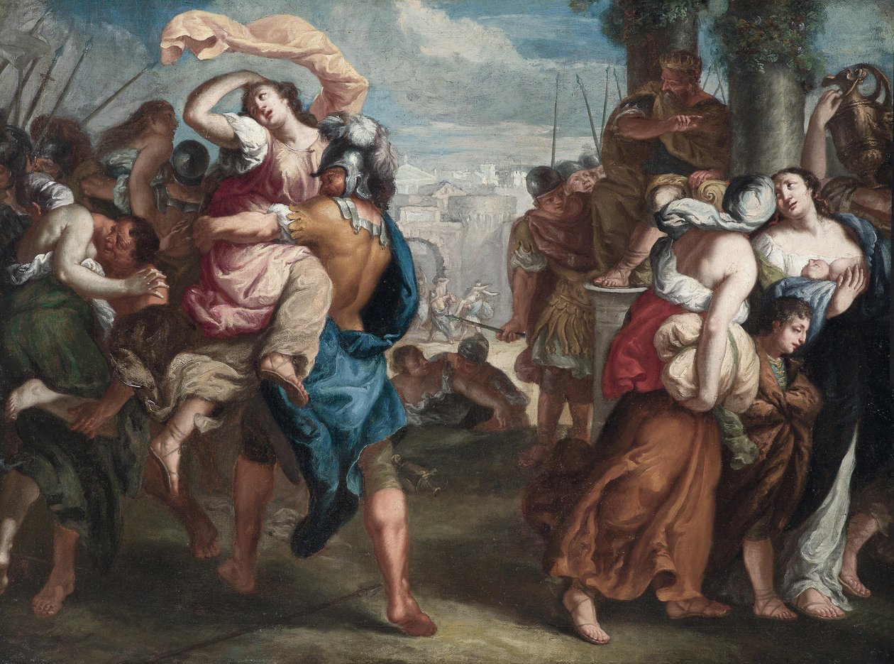 Røveriet af Sabine -kvinderne af Theodoor van Thulden