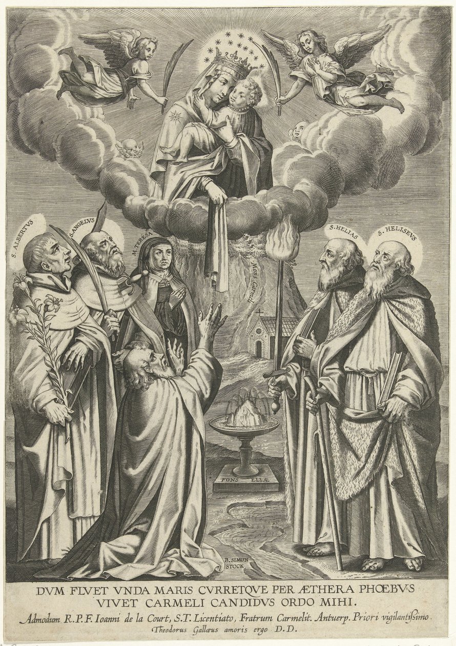 Vor Frue af Karmelbjerget af Theodoor Galle