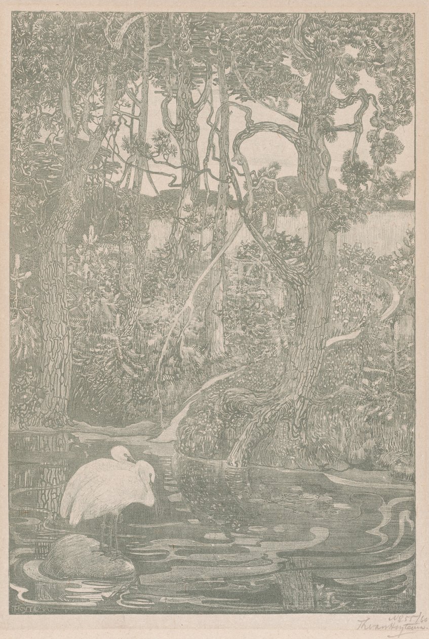 Bosidylle (Woodland Idyll) af Theodoor van Hoijtema