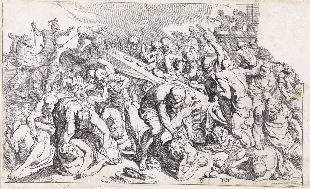 Mordet på Agamemnon og Cassandra The Labours of Odysseus (serietitel) af Theodoor van Thulden