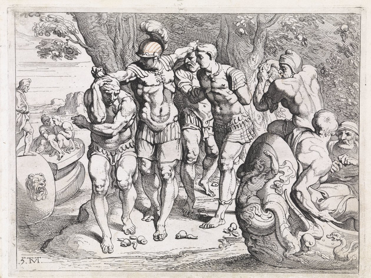 Odysseus i lotusædernes land The Labours of Odysseus (serietitel) af Theodoor van Thulden