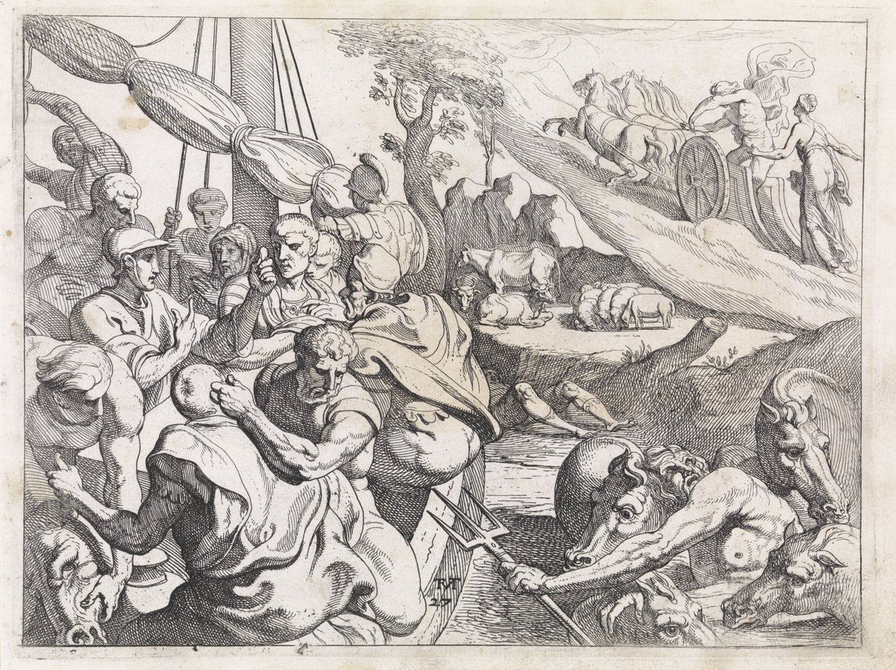 Kvæg af Helios The Labours of Odysseus (serietitel) af Theodoor van Thulden
