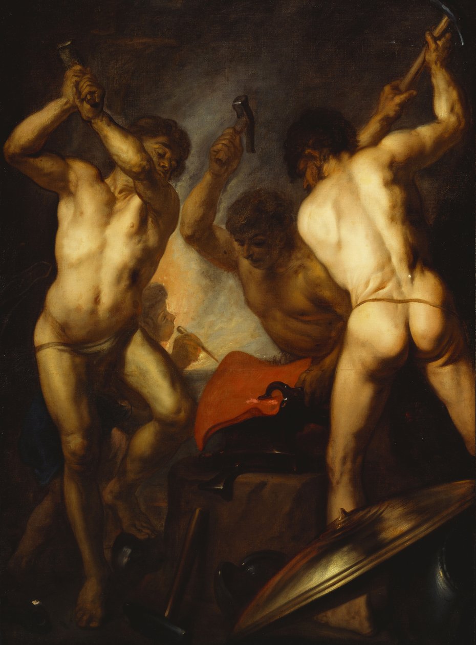 Vulkanens smedje af Theodoor van Thulden