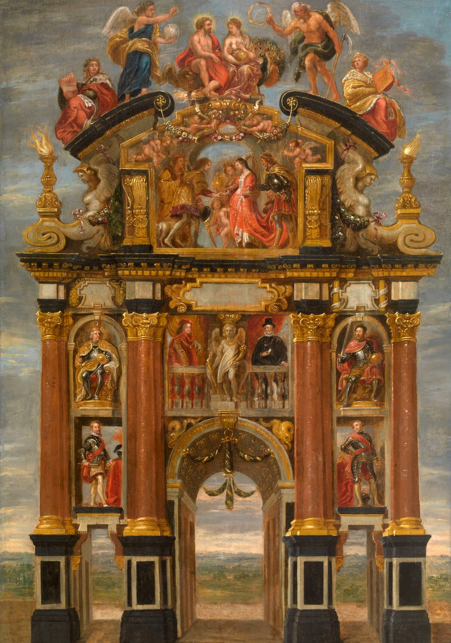 Triumphbogen von König Philipp IV. von Spanien af Theodoor van Thulden
