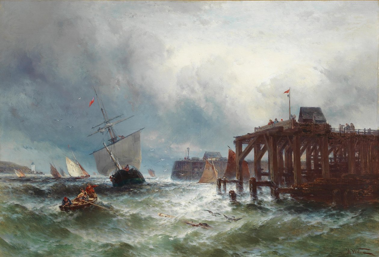 Stormfulde hav af Theodore Weber