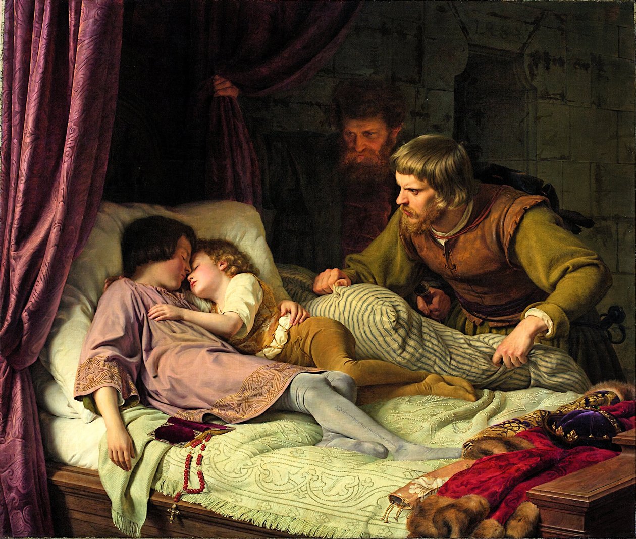 Mordet på sønner af Edward IV af Theodor Hildebrandt