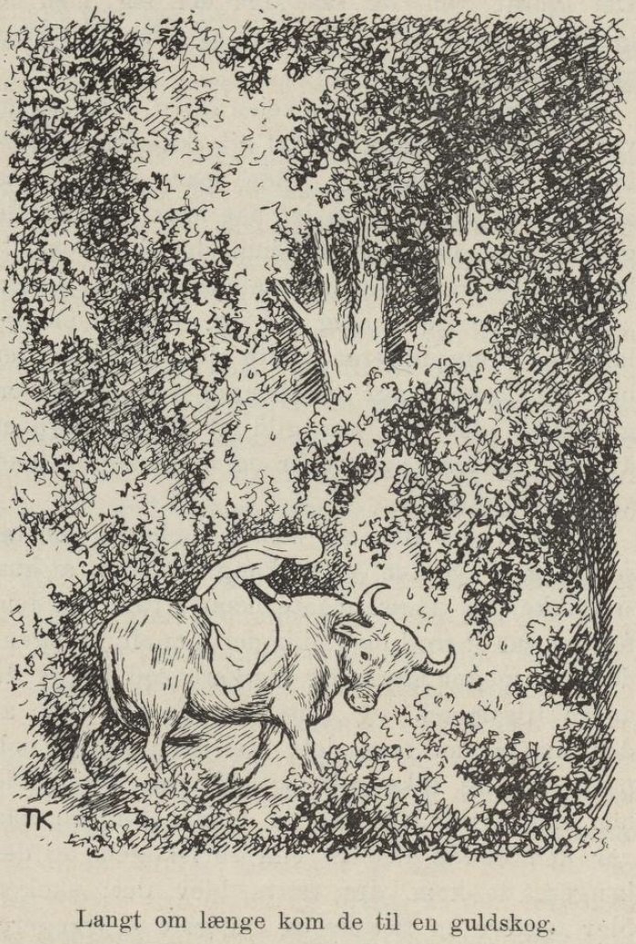 Kari Trstakk Katie Woodencloak af Theodor Kittelsen