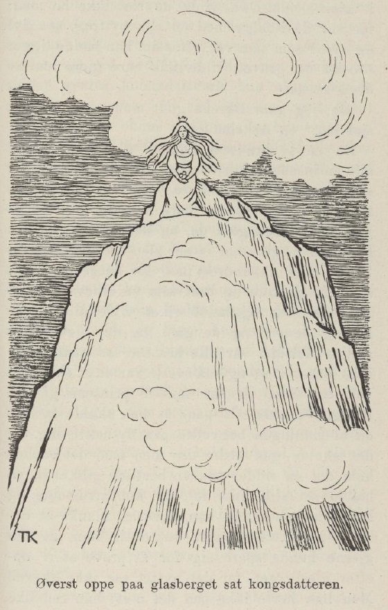 Jomfruen fra Glasberget Prinsessen på glasbakken af Theodor Kittelsen