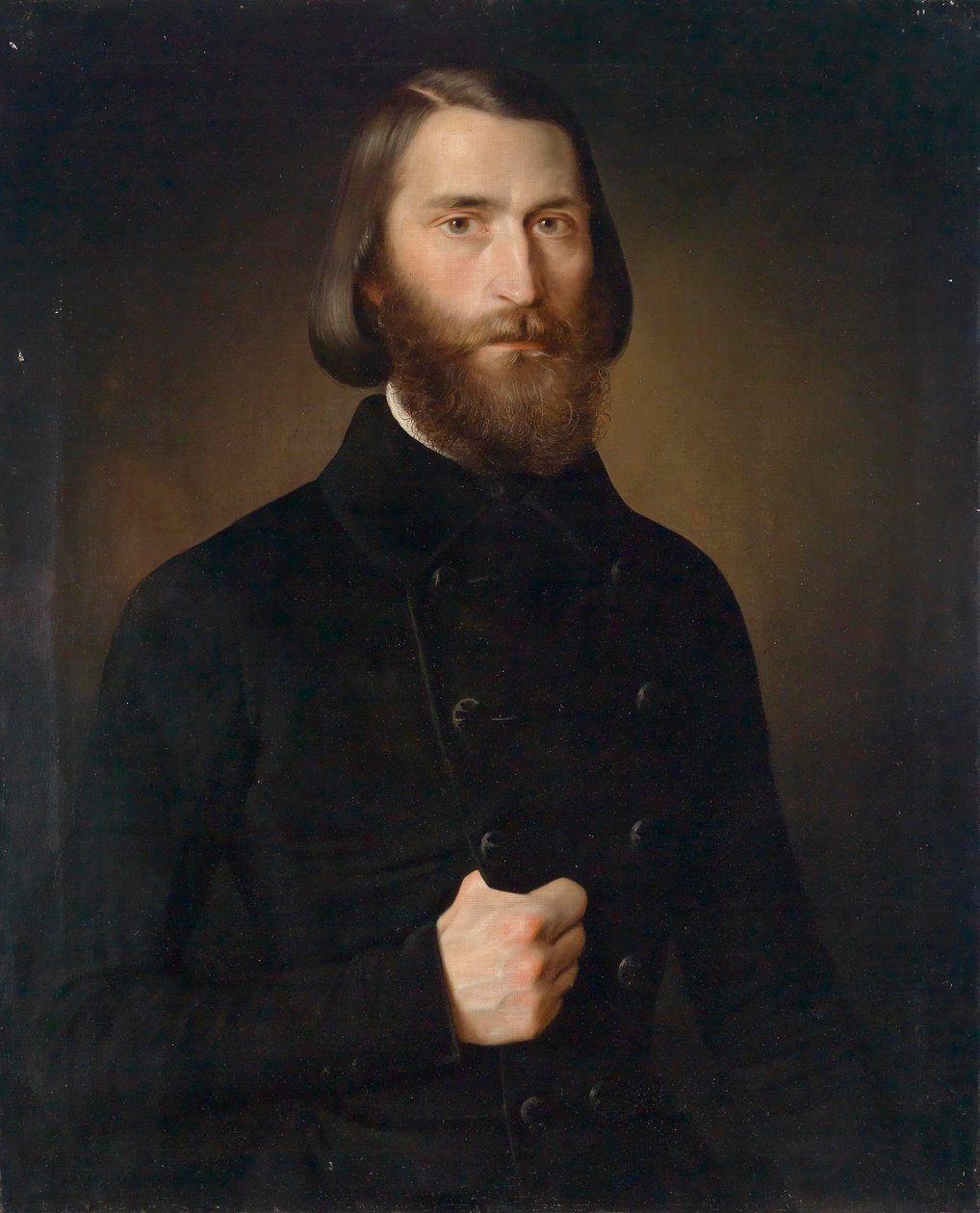 Portræt af teologen Carl Scholl af Theodor Schultz