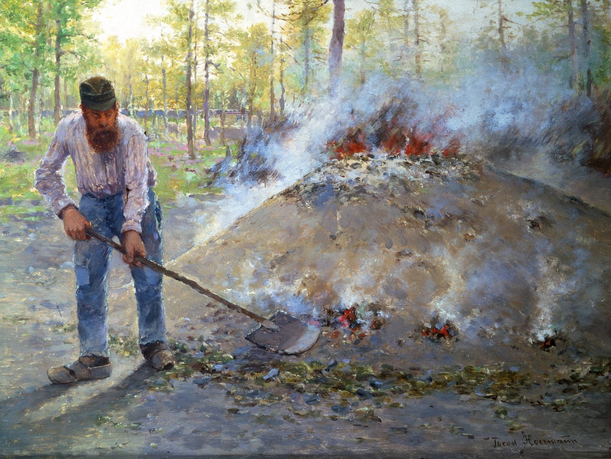 I skoven i Fontainebleau, ca. 1890 af Theodor von Hormann