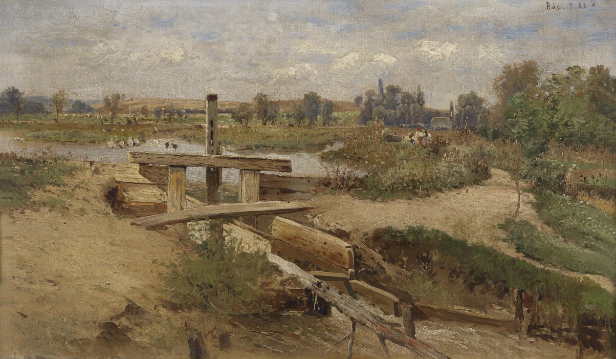 Ungarsk landskab af Theodor von Hormann