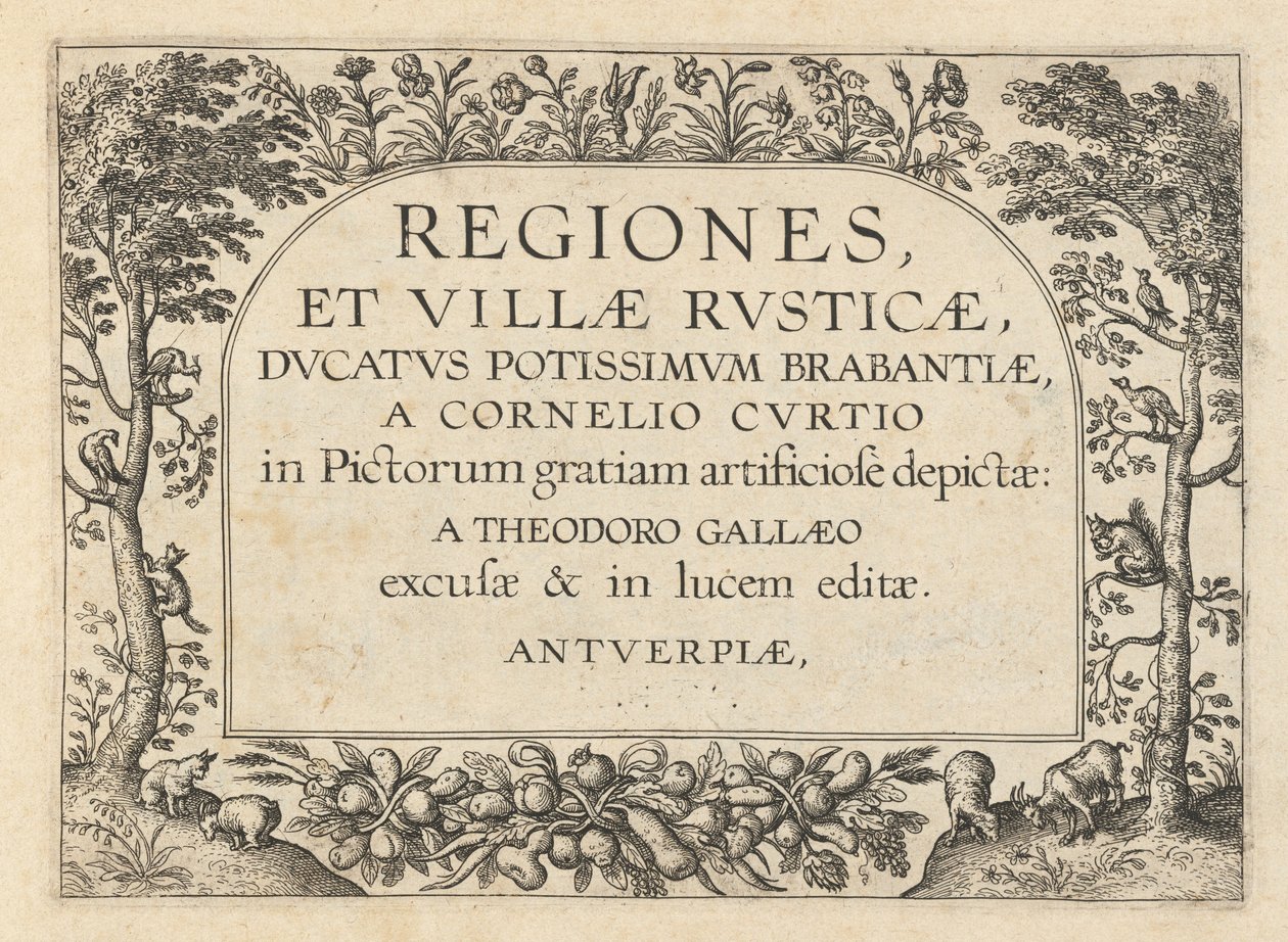 Titelside for "Landdistrikter og landsbyer" af Theodor Galle