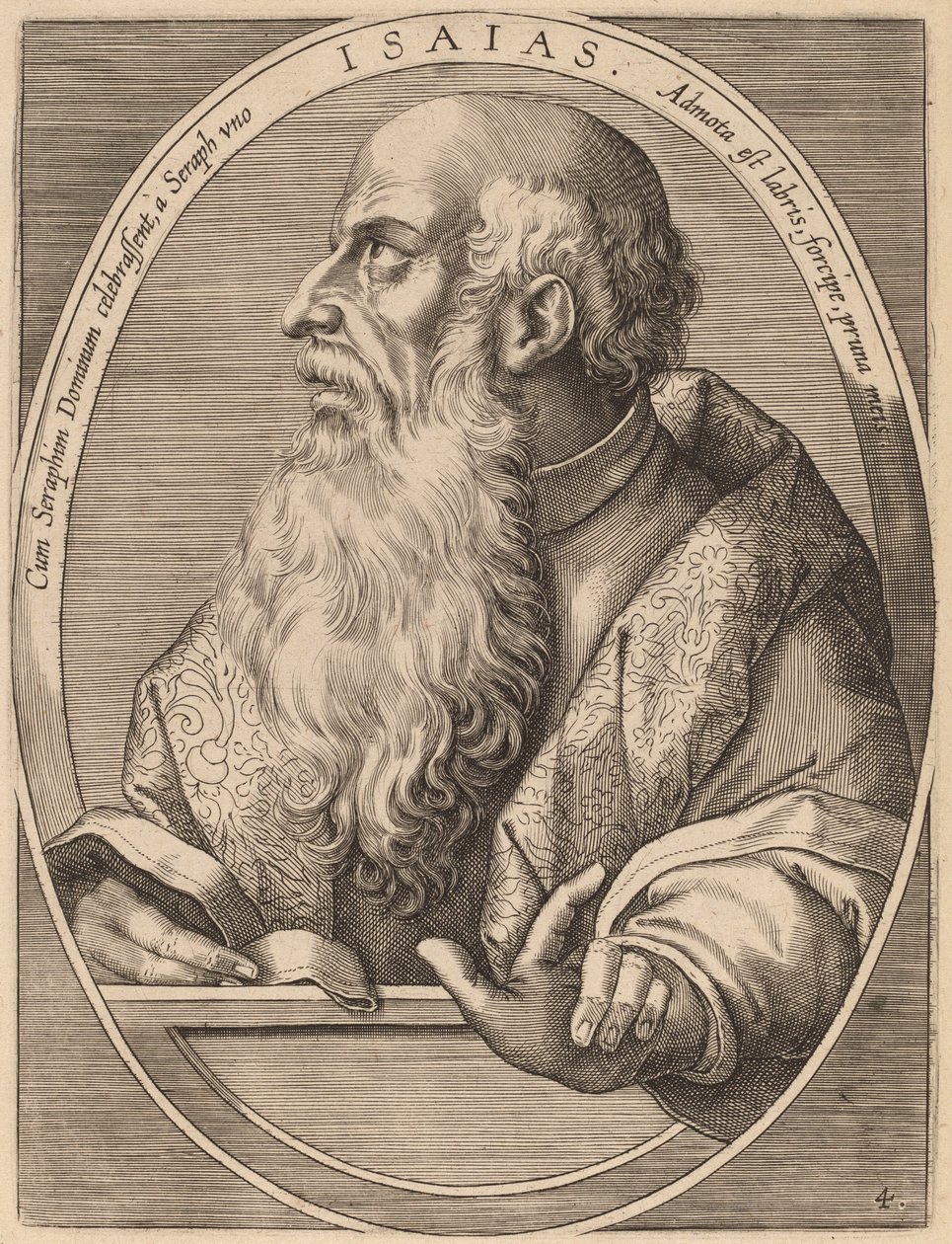Esajas af Theodor Galle after Jan van der Straet