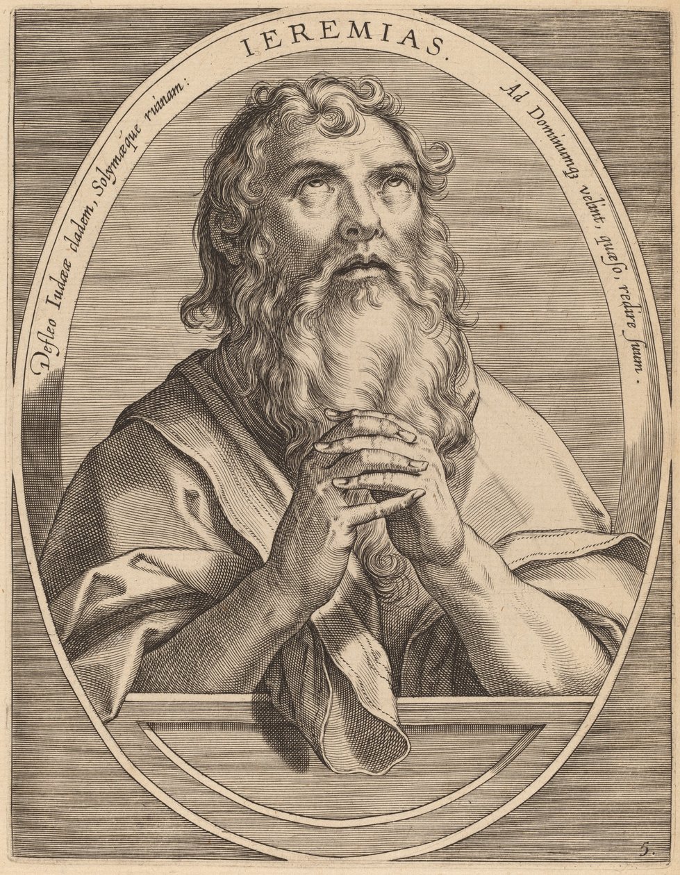 Jeremias af Theodor Galle after Jan van der Straet