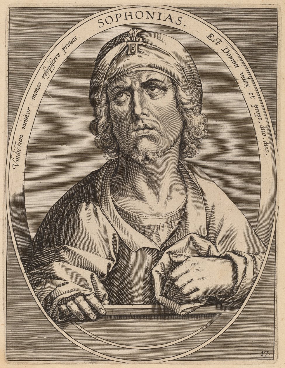 Sophonias af Theodor Galle after Jan van der Straet