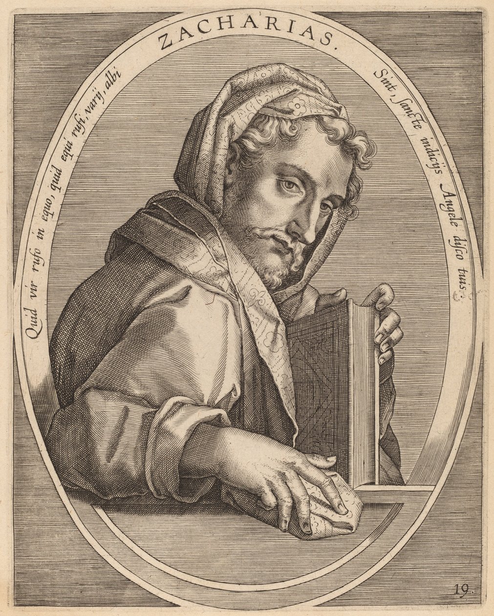 Zaccarias af Theodor Galle after Jan van der Straet