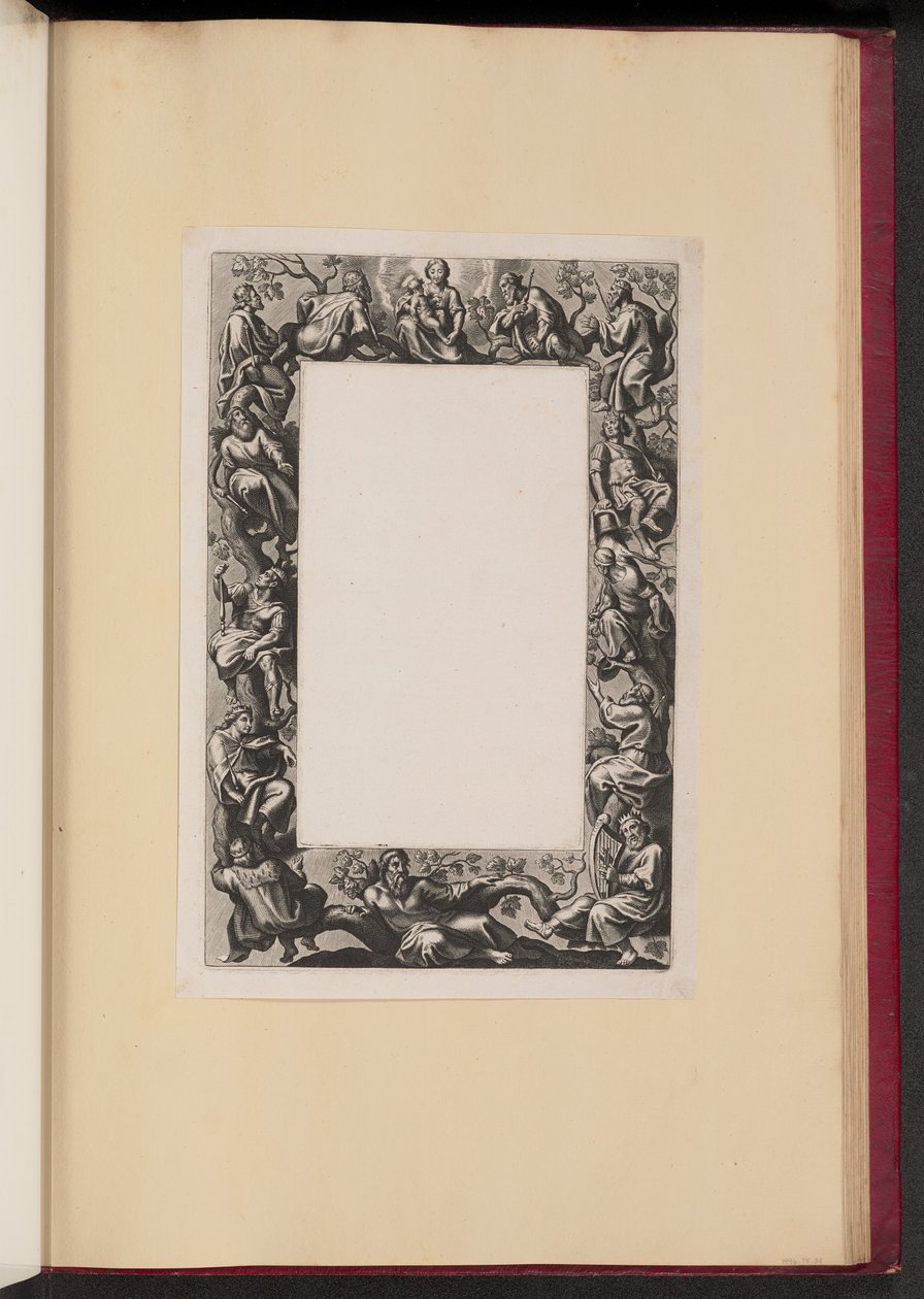 Border Illustration til Missale Romanum: The Tree of Jesse af Theodor Galle after Sir Peter Paul Rubens