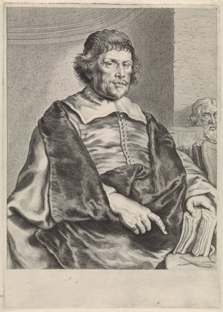 Portræt af Caspar van Baerle af Theodor Matham