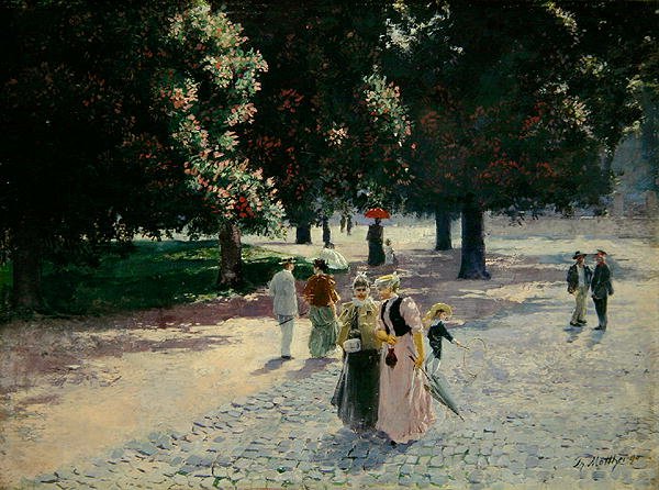 Ved kanten af parken af Theodor Matthei