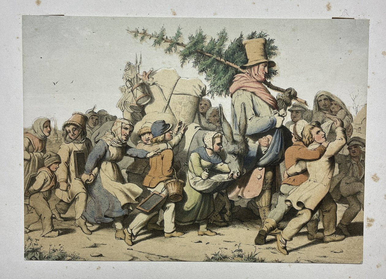 Sankt Nikolaus omgivet af børn af Theodor Mintrop
