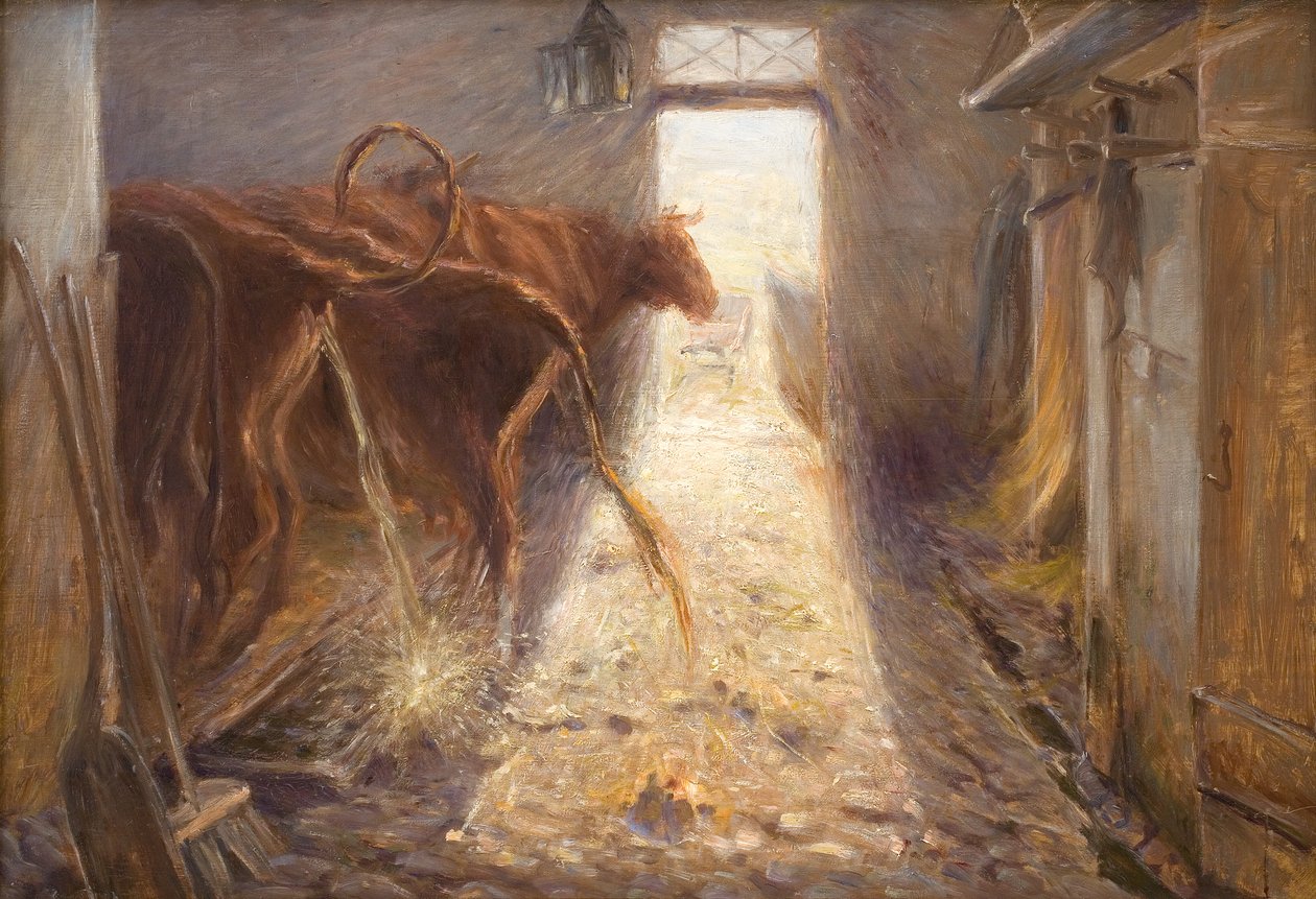 Kostald på øen Saltholm af Theodor Philipsen