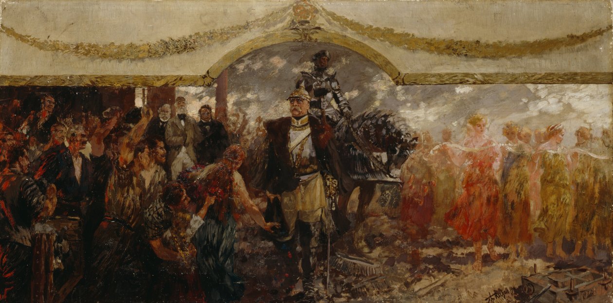 Folket hylder Bismarck, 1911 af Theodor Rocholl