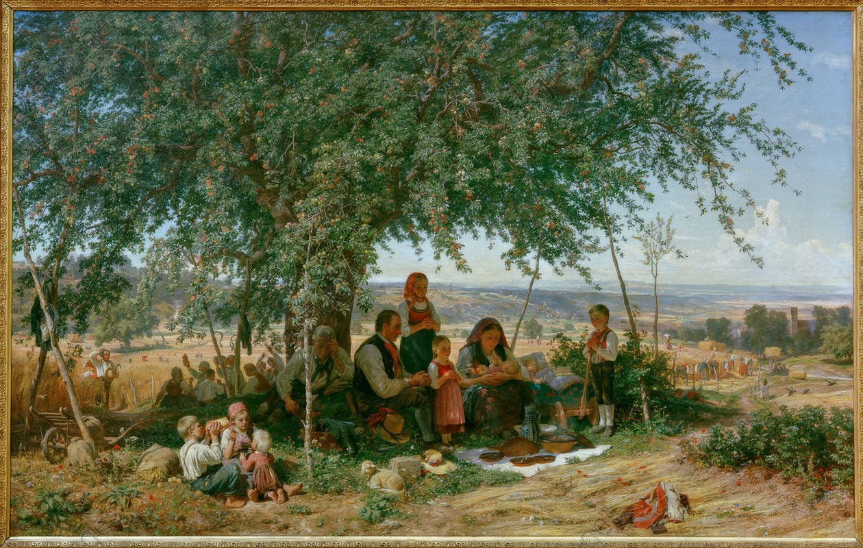 Middagsbøn ved høsten af Theodor Schütz