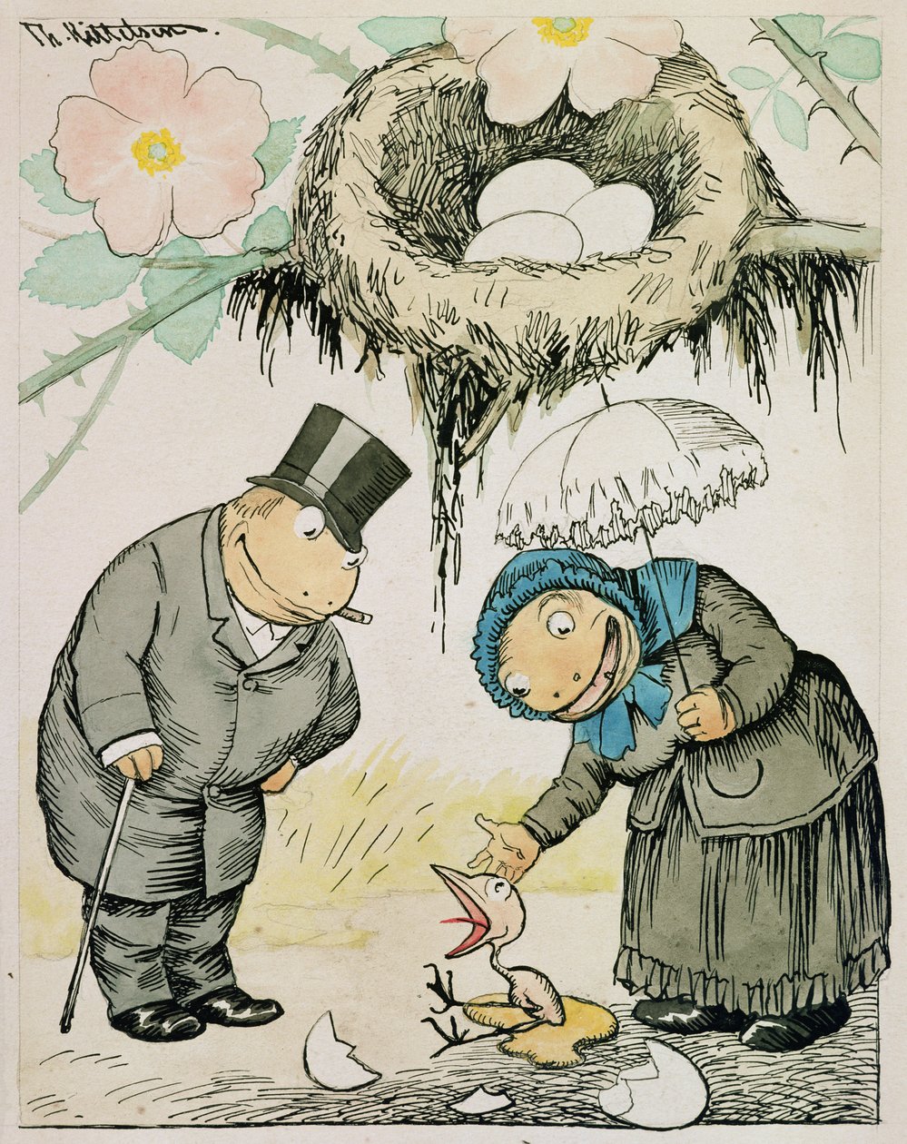 En tidlig levering af Theodor Kittelsen