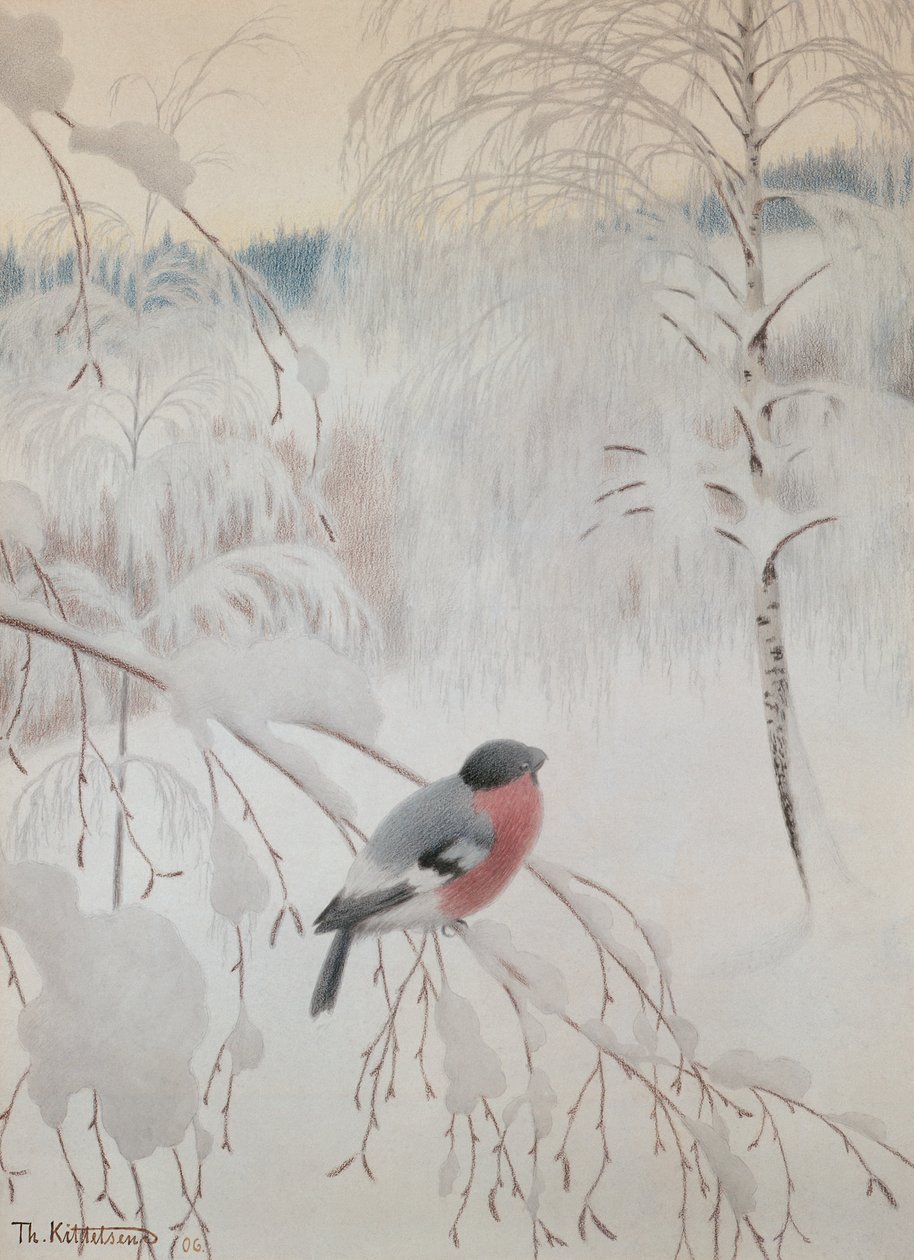 Bullfinch af Theodor Kittelsen