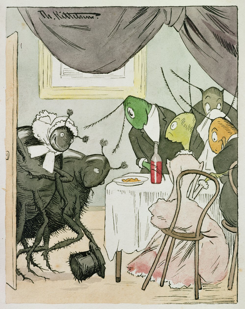 Pinlige familieforhold af Theodor Kittelsen