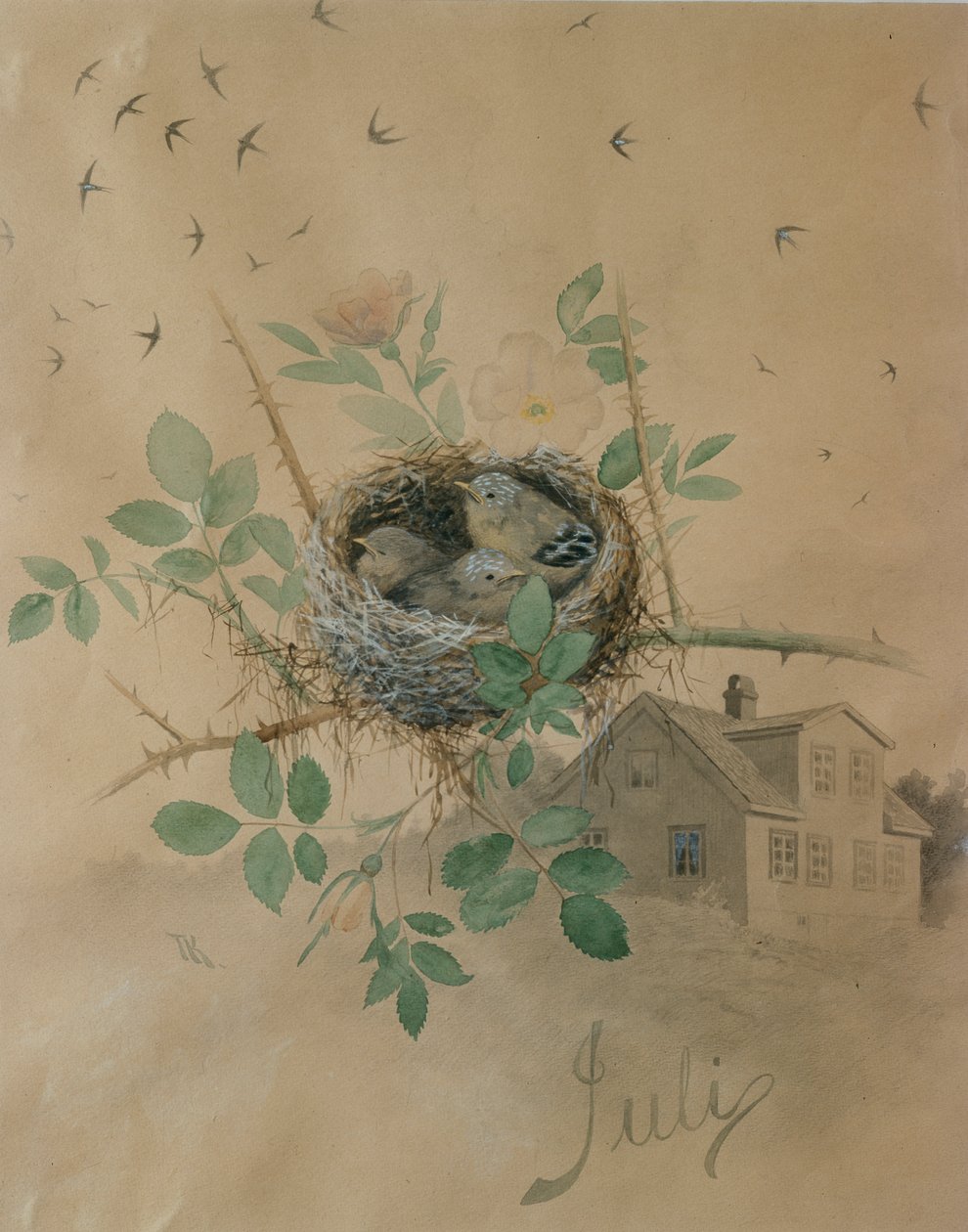 juli af Theodor Kittelsen