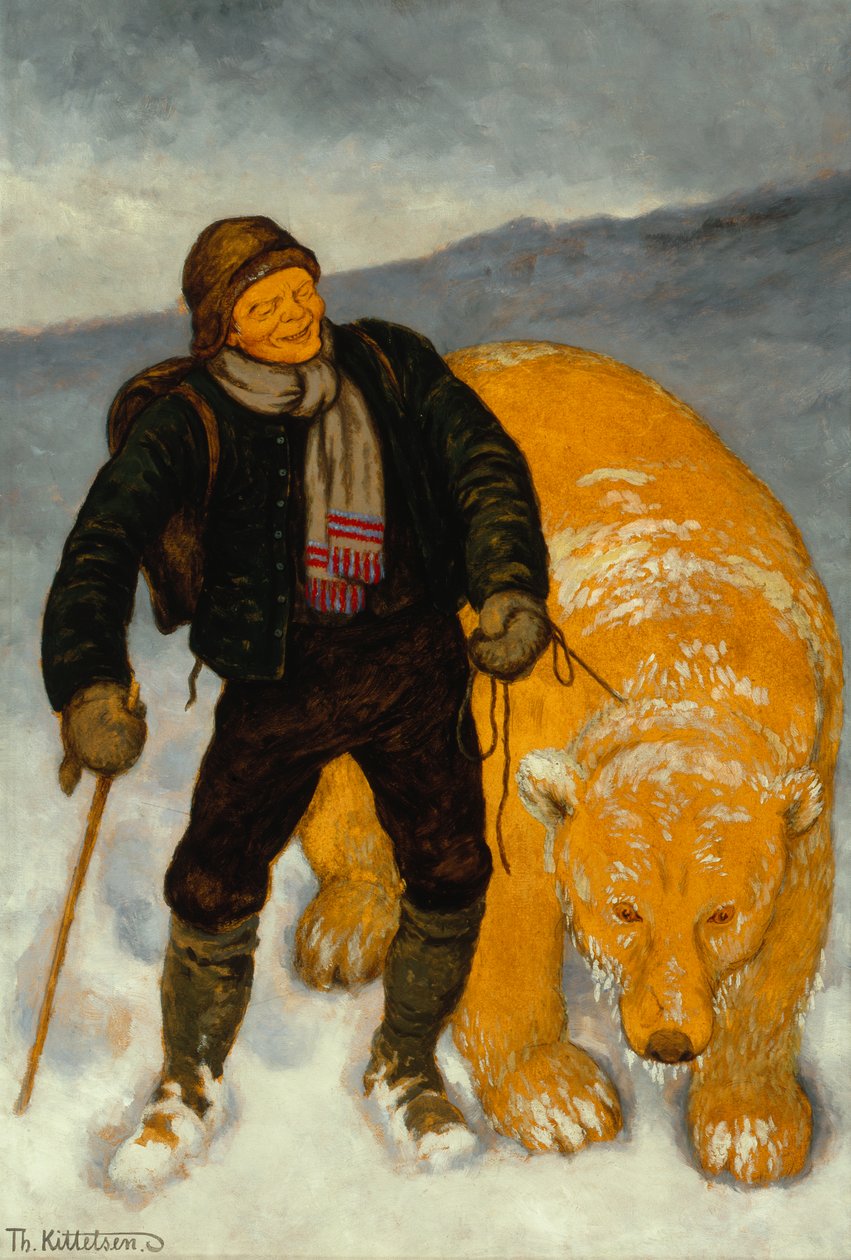 Kjetta at Dovre af Theodor Kittelsen
