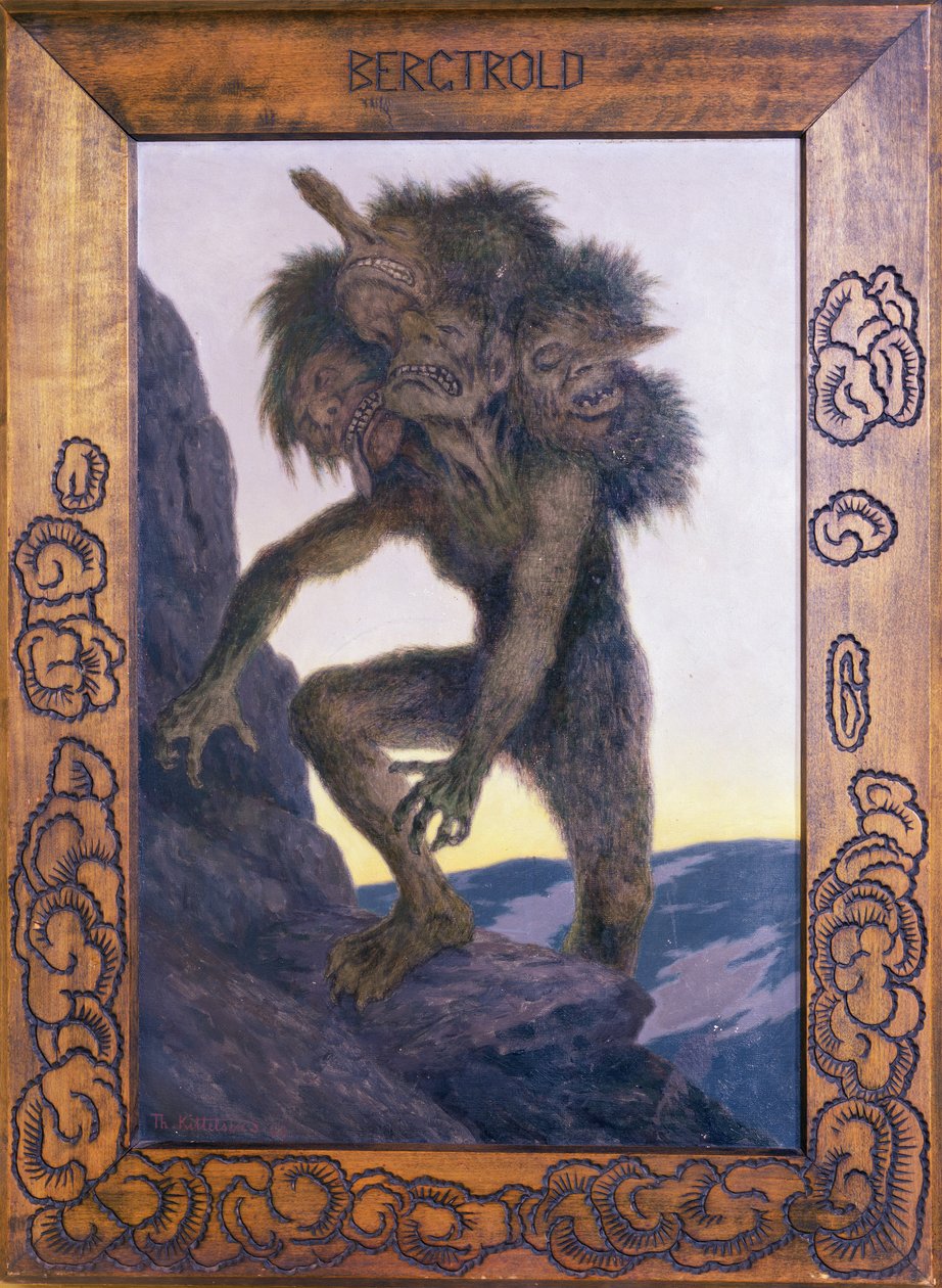 Bjergtrolden af Theodor Kittelsen