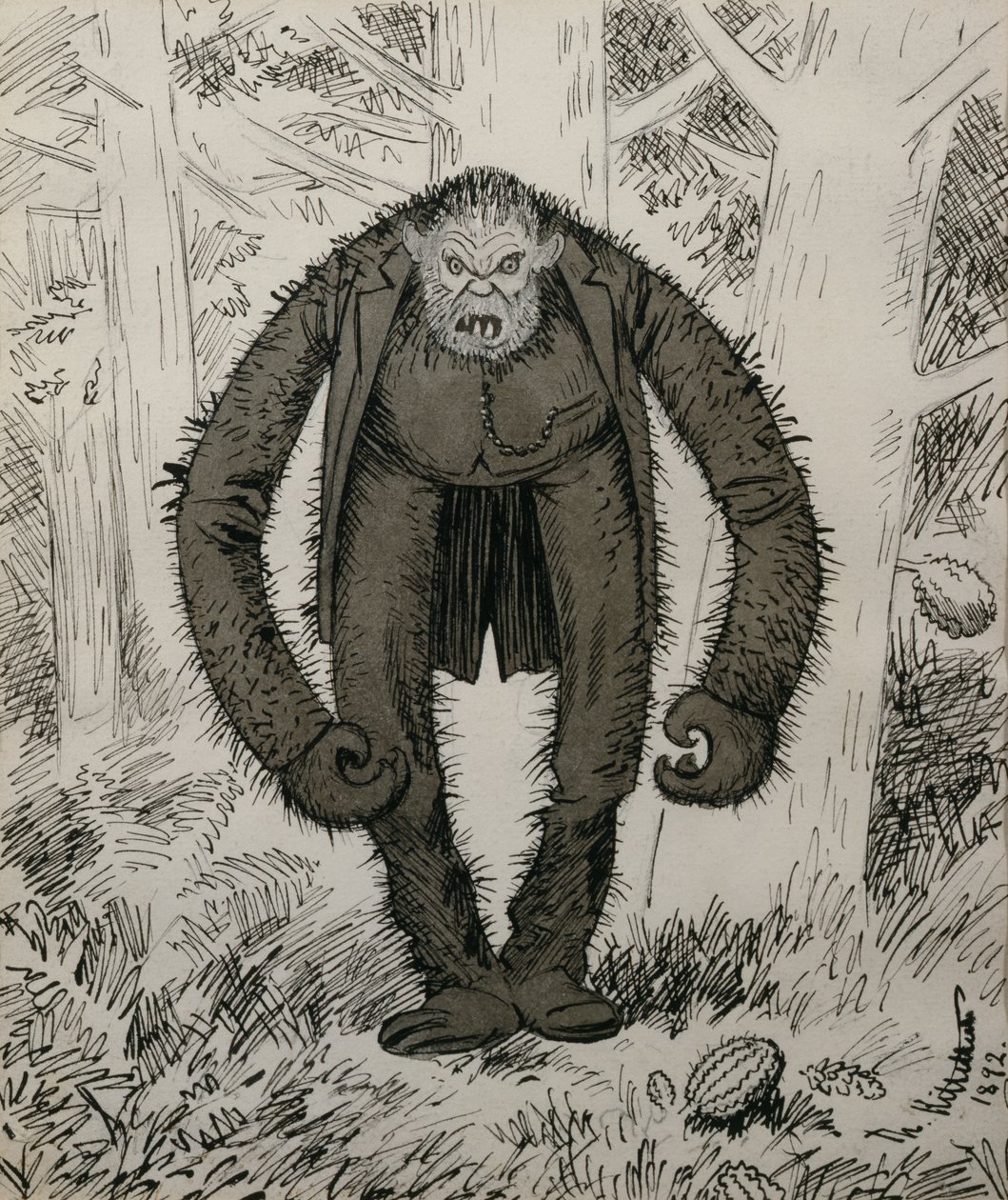 Naturen sov, da han blev skabt af Theodor Kittelsen