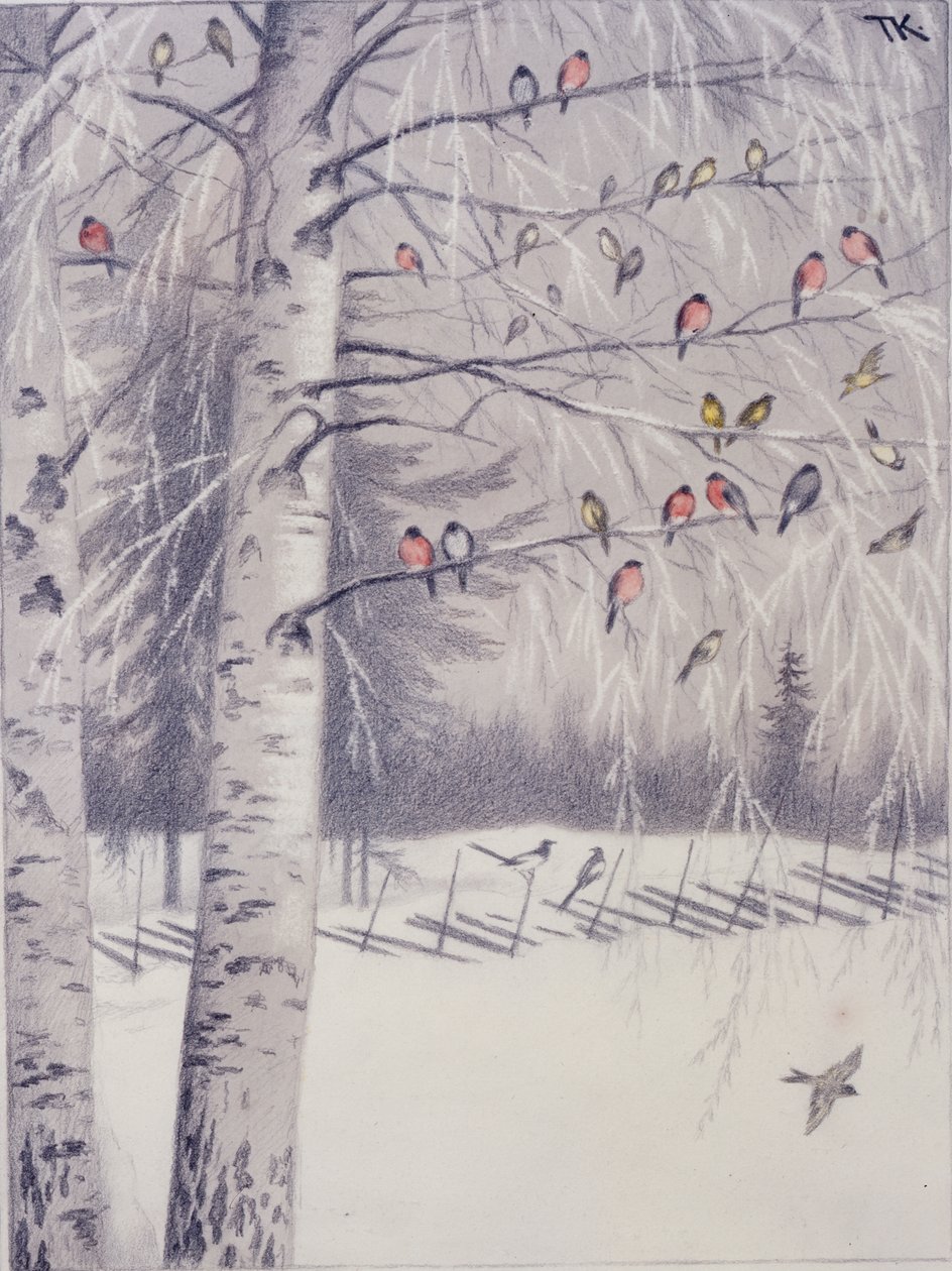 Nytårs gæster af Theodor Kittelsen