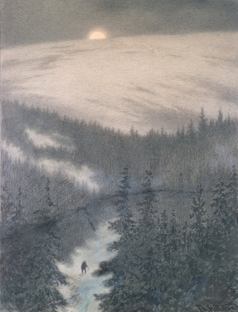 Småbruger af Theodor Kittelsen