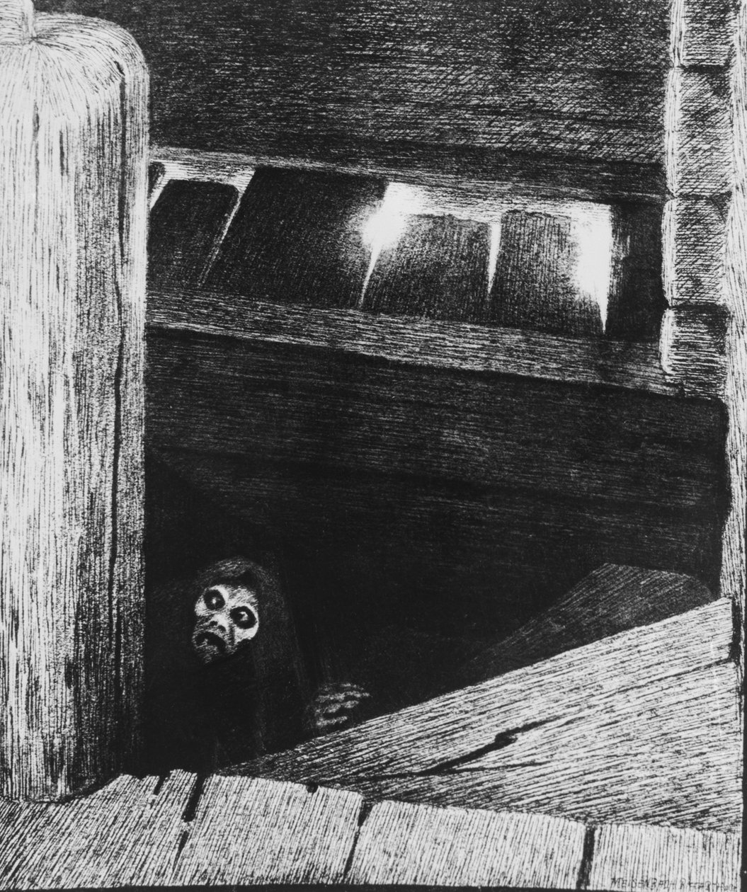 Den sorte død af Theodor Kittelsen