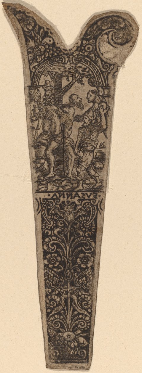 Ornament til knivskaft af Theodor de Bry