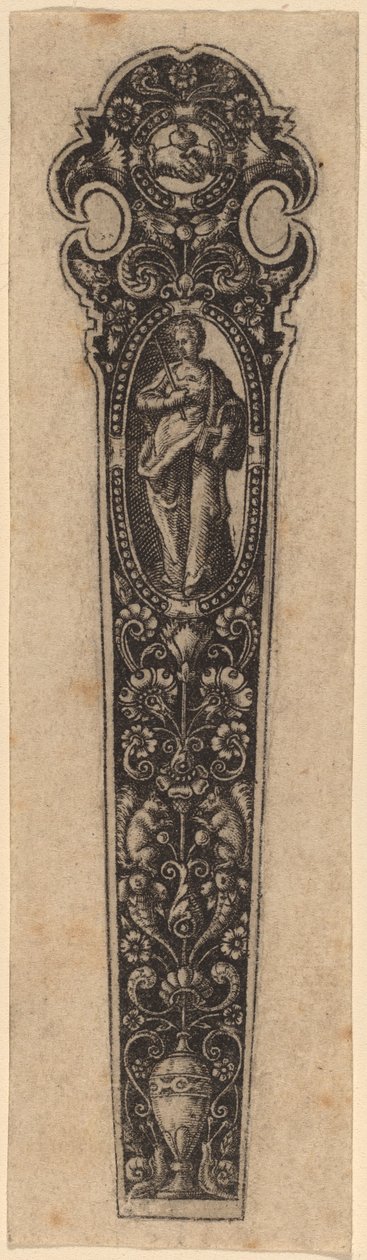 Ornament til knivskaft af Theodor de Bry