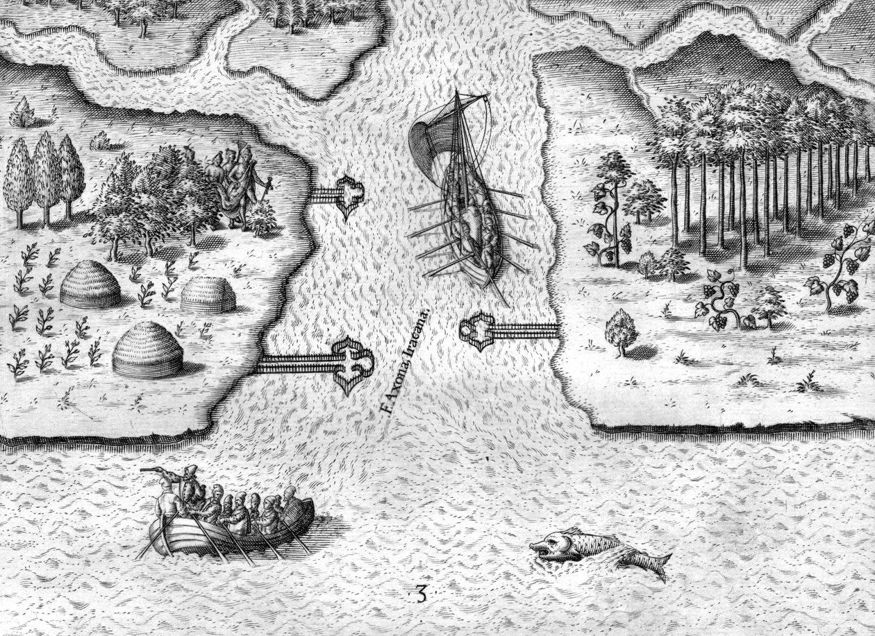 De franske blade River May af Theodor de Bry