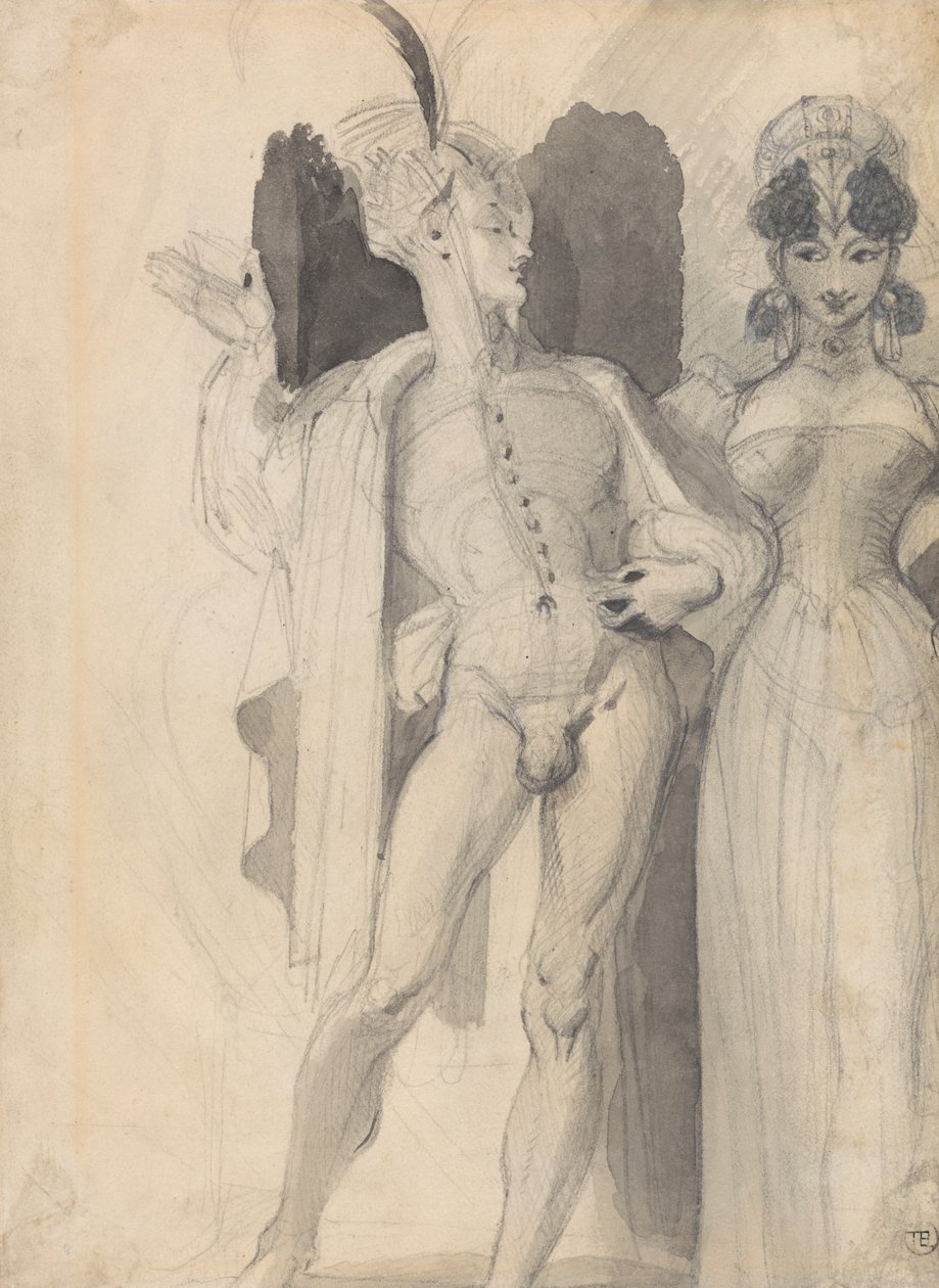 Faust og Margaret af Theodor von Holst