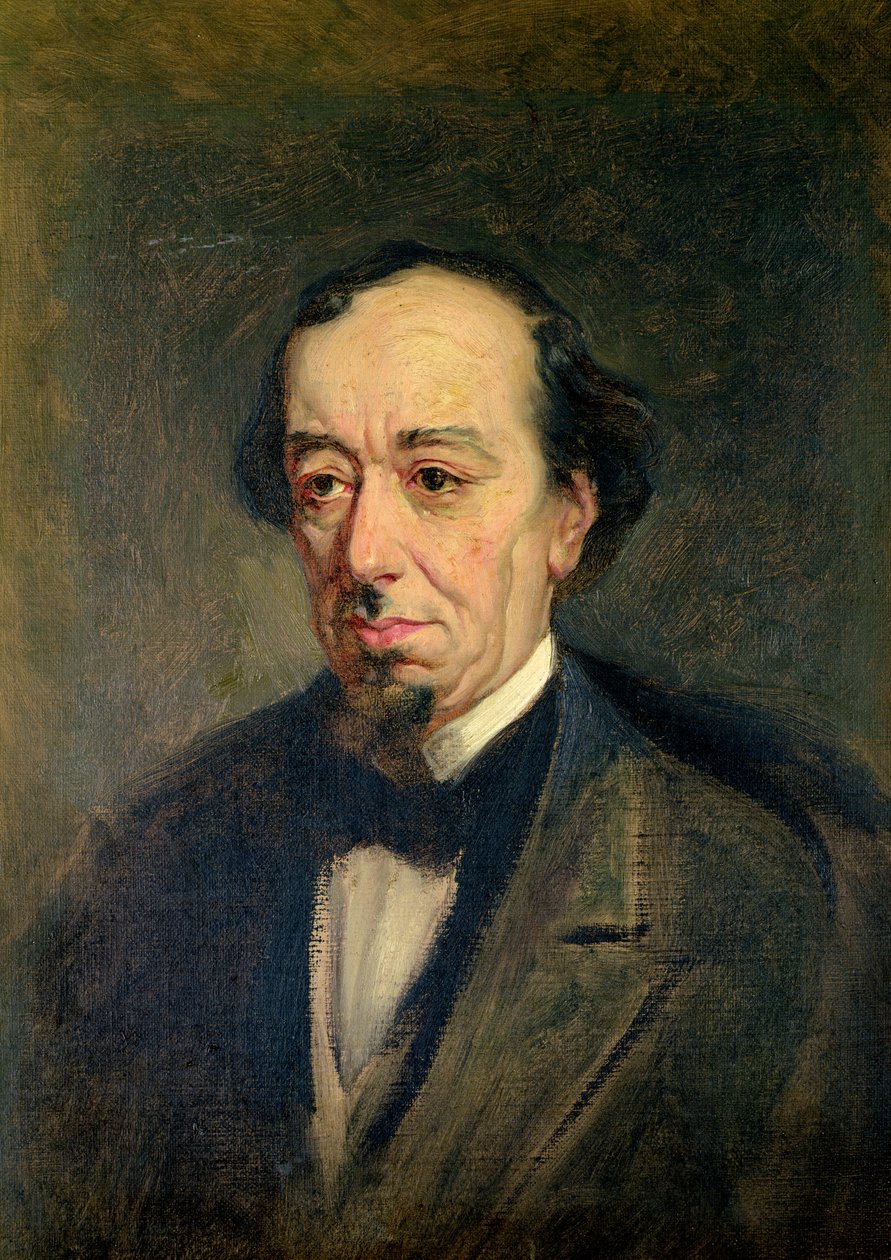 Benjamin Disraeli, jarl af Beaconsfield, 1877 af Theodore Blake Wirgman