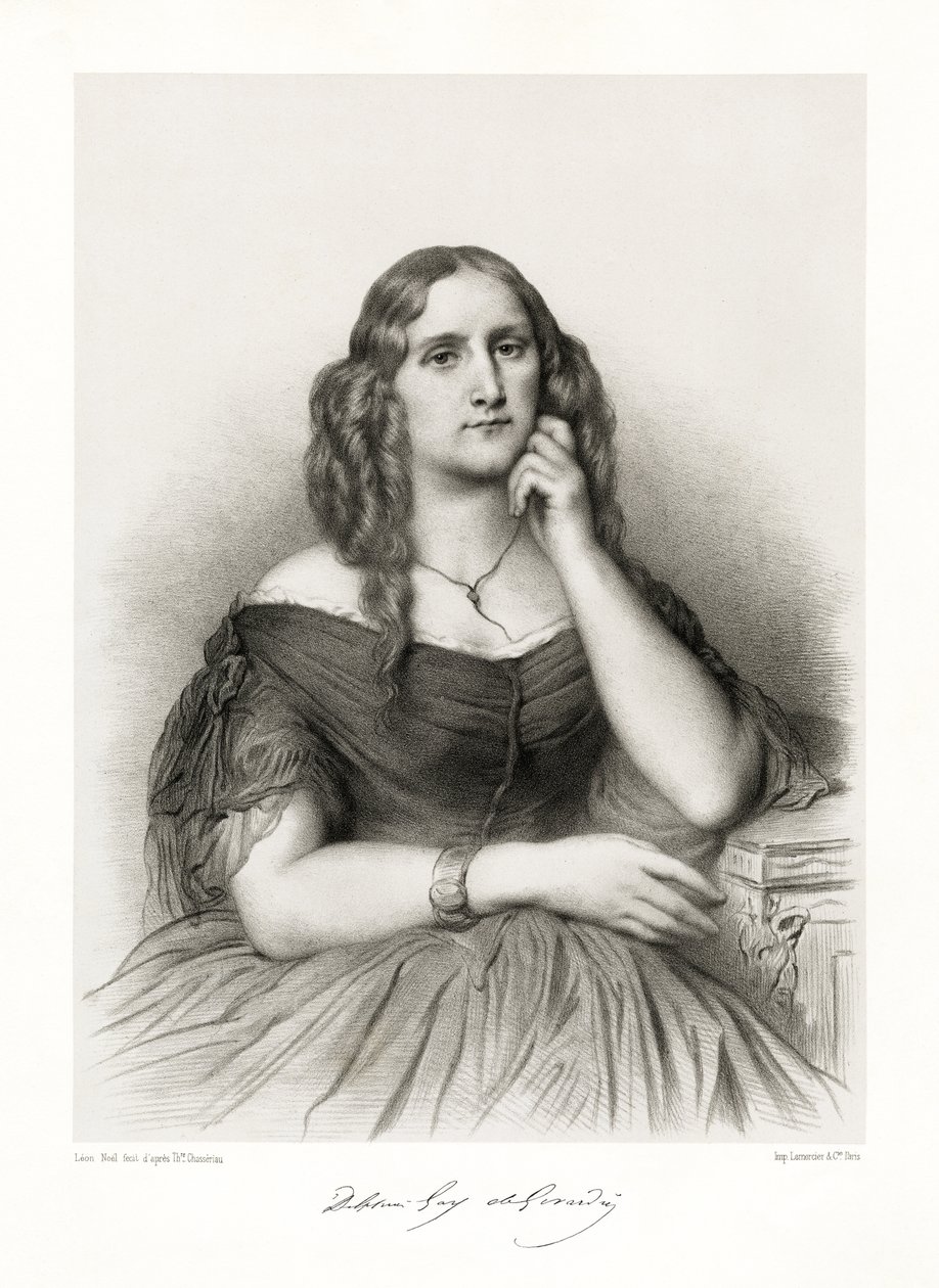 Delphine de Girardin, 1865-66 af Théodore Chassériau
