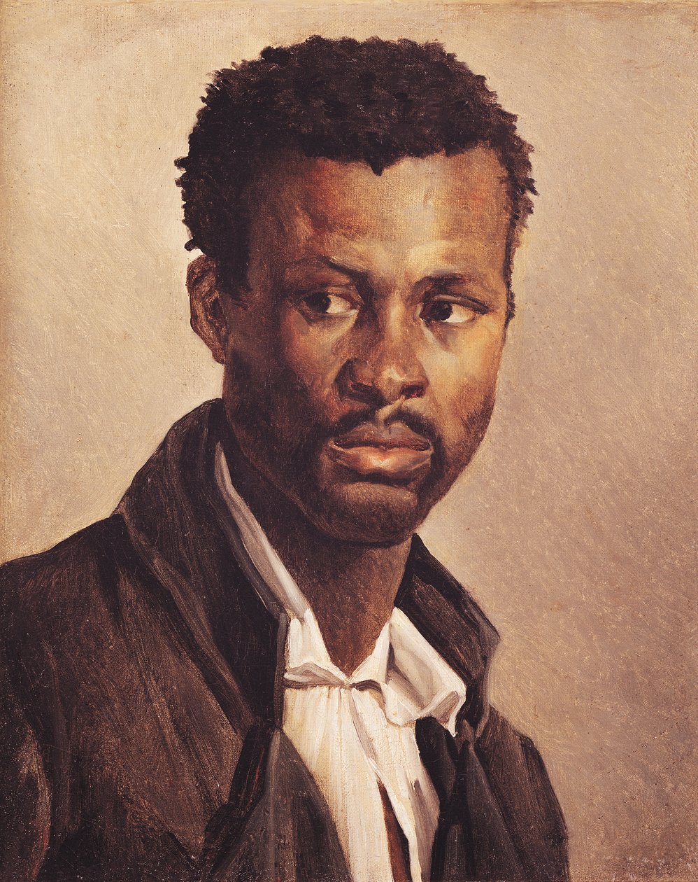 En sort, 1823-24 af Theodore Gericault