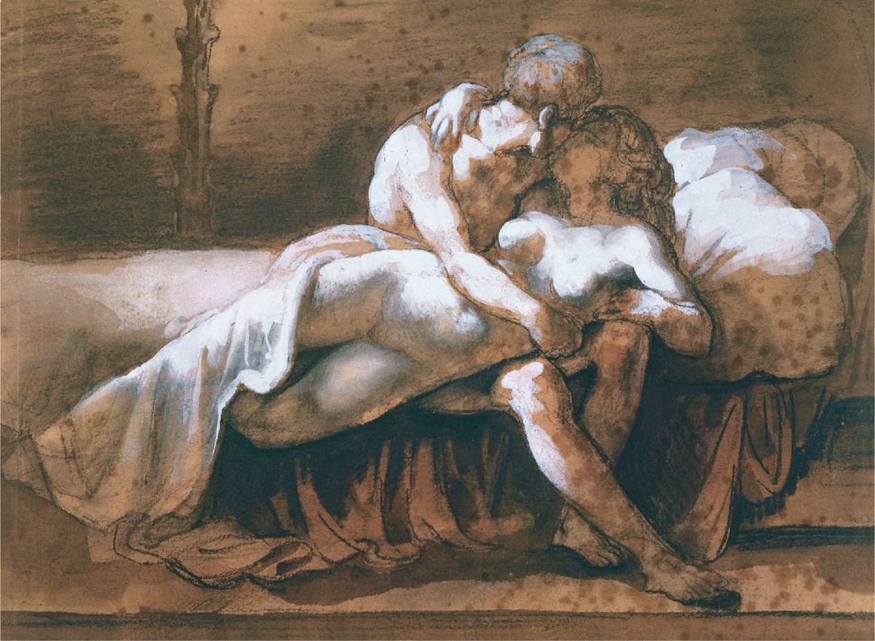 Kysset af Theodore Gericault