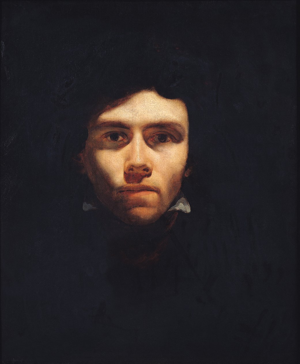 Portræt af Eugene Delacroix (1798-1863) ca. 1818-19 af Theodore Gericault