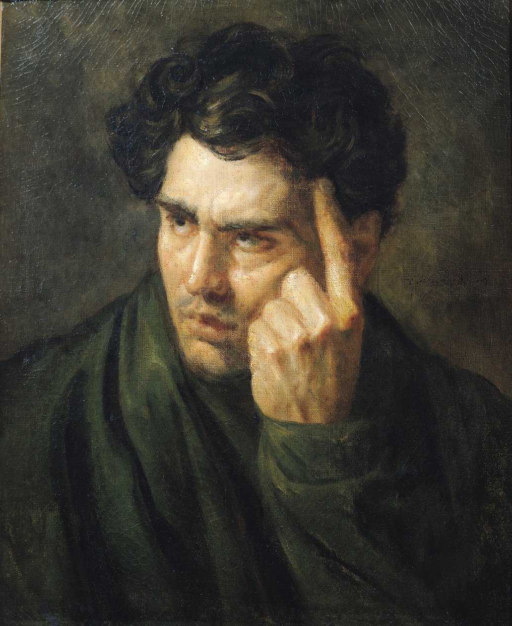 Portræt af Lord Byron (1788-1824) af Theodore Gericault