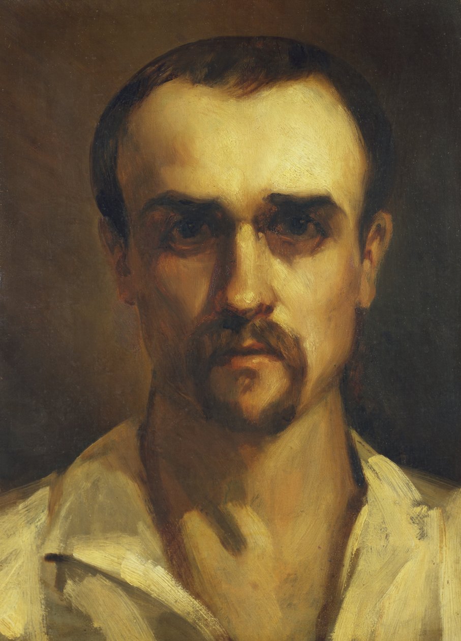 Portræt af en mand af Theodore Gericault